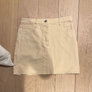 Wilfred Beige Mini Skirt